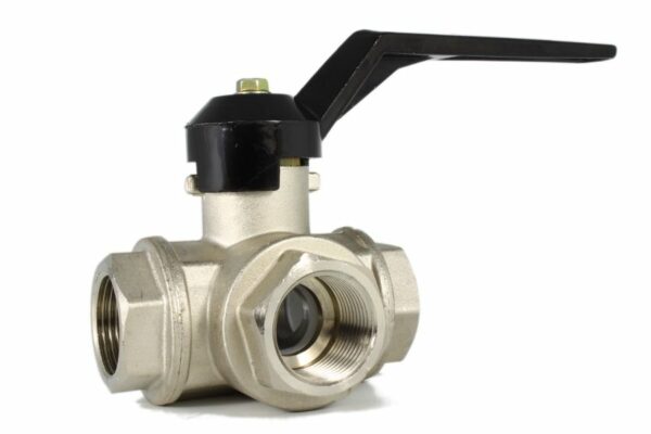 Threaded 3-way Ball Valve, 03-120