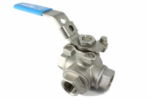 Threaded 3-way Ball Valve, 03-129