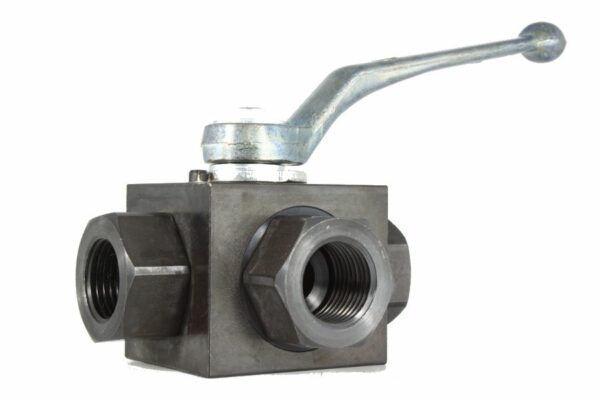 High Pressure 3-Way Threaded Ball Valve, 03-140.1